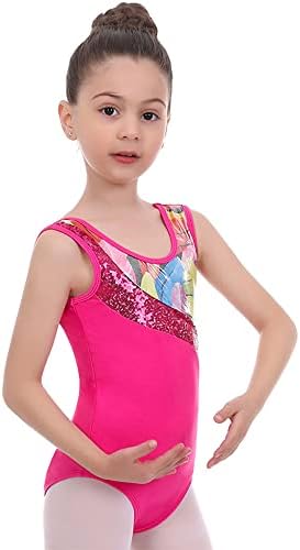 Детска Облека За Теретана Со Светки Девојки Модерна Странска Танцова Облека Тенка Едноделна Облека За Обука