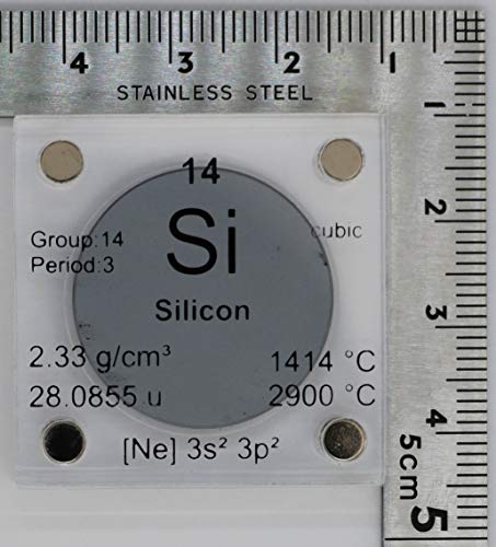 Силикон 24,26мм металоиден диск со акрилен случај за собирање или експерименти