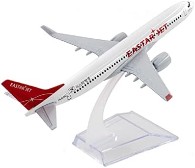Модели на авиони 1/400 Fit for Boeing 737 Eastar Jet Air 16cm Airplane B737 Подарок Поставен пластичен модел комплет како подарок графички приказ