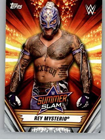 2019 Topps WWE SummerSlam 38 Rey Mysterio борење картичка за тргување