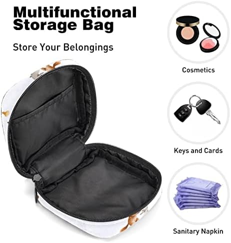Oryuekan санитарна торба за складирање на салфетка, менструална чаша торбичка преносна санитарна салфетка влошки за чување