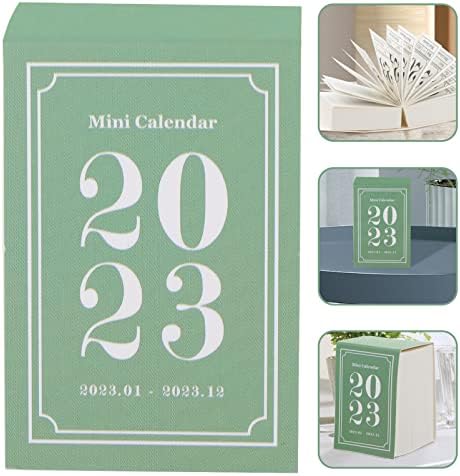 Toyvian мал календар 2023 календар, календар за календари за солзи од календарот 2023 Дневно стоење календар за домашно училиште