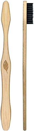 Четка за заби на бамбус „форма на лисја“ на Azeeda