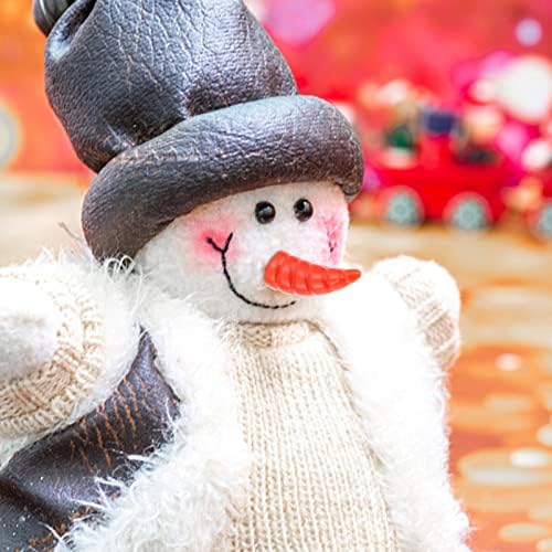 Нубести снежни копчиња за есен 100 парчиња пластика снежен човек Дедо Мраз нос портокалова црвена снежна нос додатоци за моркови занаетчиски