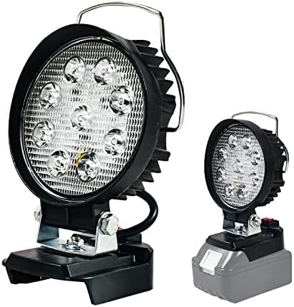 Безжична работа светло за Makita LED светло со рачка за носење IP67 водоотпорен за 18V безжичен светло за кампување Кампување Кампона