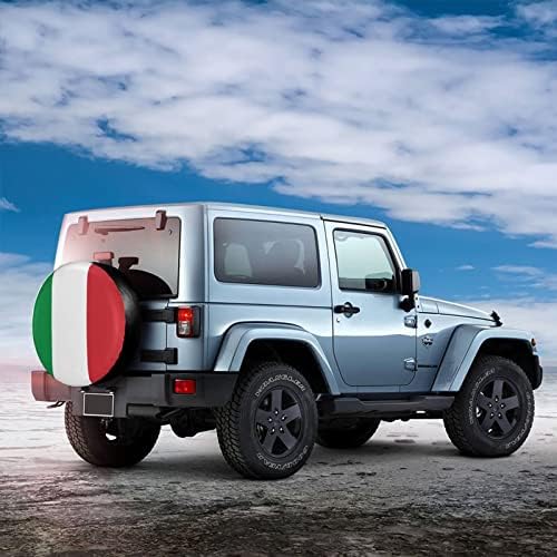 Резервно покритие на гуми од 16 инчи Италија знаме печати водоотпорно универзално покритие на тркалото за гуми што е докажано во прашина