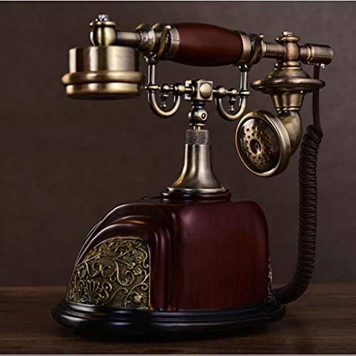 Qdid гроздобер телефонски ретро антички стари стил ротирачки биро за биро телефон дома дневна соба декор