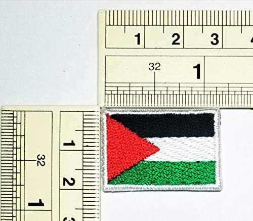 Умама лепенка од 3 мини знаме '' '0,6х1.1' 'земја Национална палестинска знаме воена лепенка светска земја мотив на знамето на знамето шива железо на лепенка за детска о?