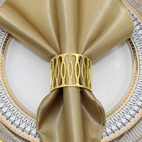 Декор на масата Gkmjki ги шутира држачите за прстени од салфетка, сервис тока за венчаница Божиќна забава