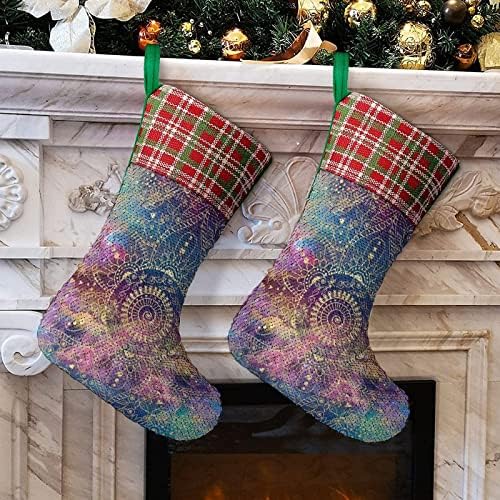 Чудна маглина Мандала Секвен за Божиќни празнични чорапи за време