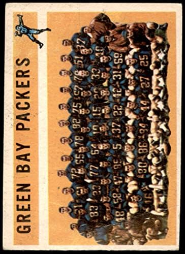 1960 Топпи 60 Пакери за проверка на тимот на Green Bay Packers VG Packers