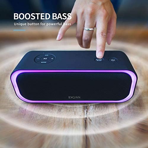 Doss Soundbox Pro Bluetooth звучник црн пакет Soundbox Touch Bluetooth звучник црвена