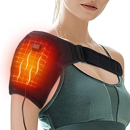BZDZMQM Подлога за греење на влошки за греење на рамото, топло електрично греење на рамената на рамената топла компресија за греење