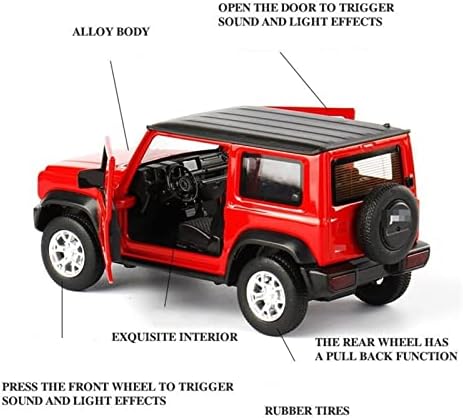 Скала модел на автомобили за Сузуки Jimими легура надвор од патот возило диекаст метални возила на автомобили Подароци 1:26 Пропорција