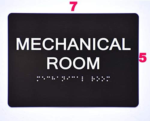Механички знак на просторијата -Тактилна допир Брајово потпишете ја линијата за сензација