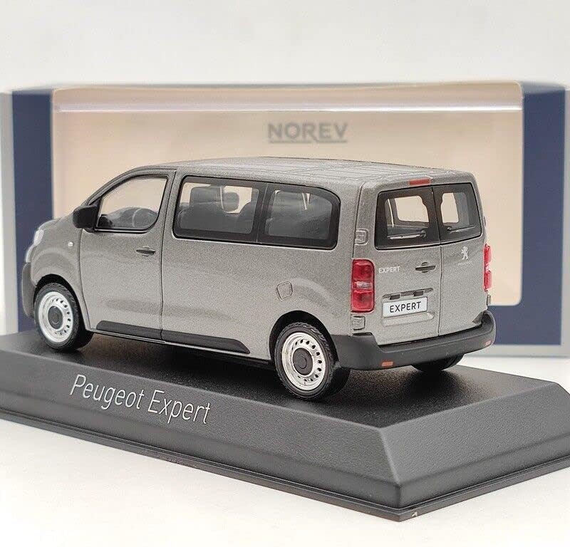 Норев 1/43 за Peugeot Expert Van Platinum Grey Diecast Model Toys Cars Cars Collection Auto подарок