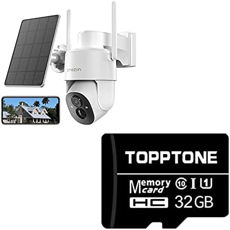 Пакет на домашен систем Tmezon Security со 2K Solar Camera Security Outdoor и 32 GB Micro SD картичка