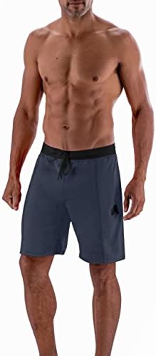 Атлетика на химна елфлекс -тренингот шорцеви мажи 9 инчни џебови од инсем и задниот дел - тренинг, атлетски, трчање, шорцеви за теретани