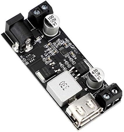 Buck Converter 12V до 5V, Drok 5A USB регулатор на напон DC 9V-36V чекор надолу до DC 5V-5.3V 5.2V 3,5-6A Волт Трансформатор за напојување модул за напојување за брзо полнење на телефон за брзо ?