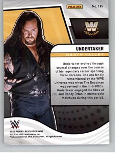 2022 Панини Револуција WWE 115 Андертејкер Легенди Легенда за трговија со картички за борење