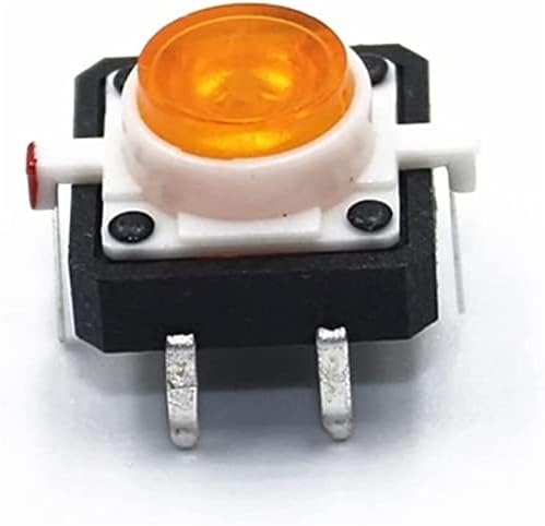 Micro Switch 100pcs 12x12x7.3 Тактилно копче на копчето Моментарен тактичен LED 5 боја 12x12x7.3mm 12 * 12 * 7.3mm