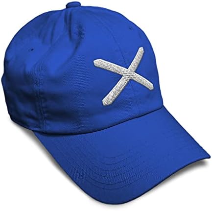 Мека бејзбол Шкотска знаме вкрстено везење Европа памук тато капи