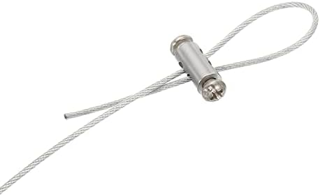 Клипови за јаже со жица Patikil, 1 сет/30 парчиња месинг кабелски кабел 3мм 3,5 мм единечни/двојни дупки за заклучување на жицата за