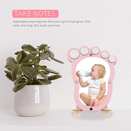 Nuobesty Coldsake Frame, рамка за фотографии за бебиња, стапало во форма на слика за партија за забави за забави за новороденчиња