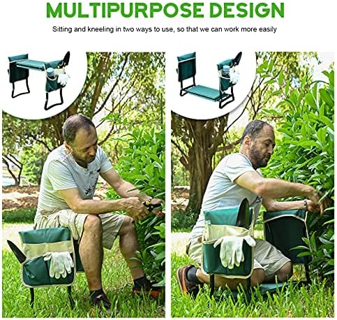 KVR го надгради градинарскиот колена и седиштето со задебелување и проширено меко рампа за клекнување, столче за градинарски