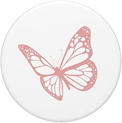 Розово бела пеперутка поппокети заменлива поп граница