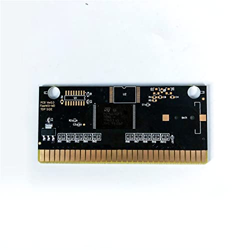 Патека за пареа Адити - САД етикета FlashKit MD Electroless Gold PCB картичка за Sega Genesis Megadrive Video Game Console