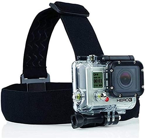 Navitech 8 во 1 Комбо комплет за додатоци за акциони камера со сива кутија - компатибилен со дејството камера Devetop 4K