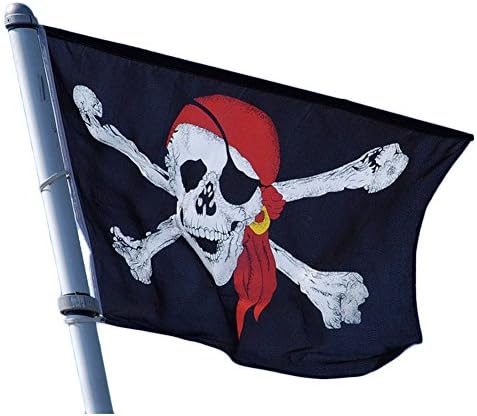 Skull Crossbones Flag 3 'од 5' стапала olоли Роџер Карибите Пират знамиња Банер Пентант 90смкс150см Внатрешен дел на отворено
