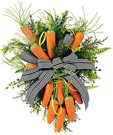 Гелден моркови Венец забава за украси на венец Фестивал на влезната врата
