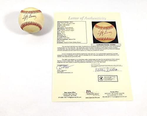 Лефи Гомез потпиша ОАЛ Бејзбол JSA Auto - автограмирани бејзбол