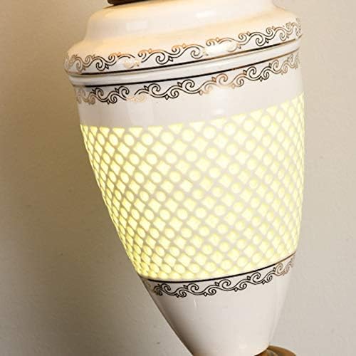Llly Едноставно декоративни ламби за маса, покритие на крпа керамичка ламба, бакарна ламба за ламби, ламби за креативни ламби за маса
