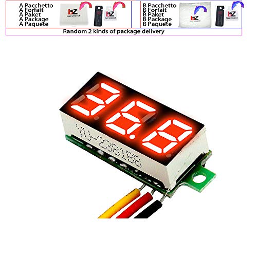 DC 0V-100V 0,28 инчен LED дигитален напон на напон на напон на волт-мерач на волт-монитор за монитор Тестерски панел CAL 12V