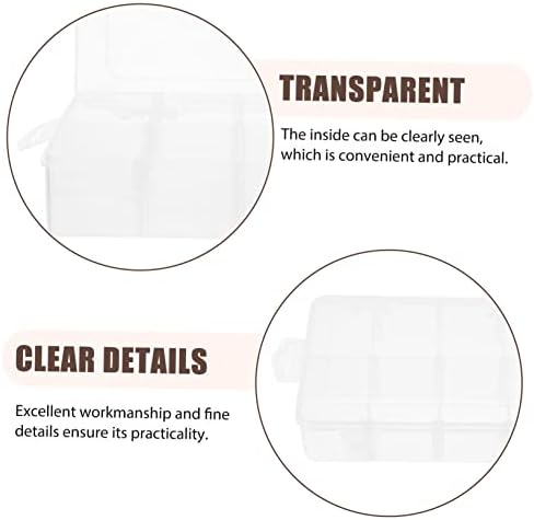 Fomiyes Box Parts Box Box Jewelry Clear Clean Organizer Box Box Box Box Box Jewelry Box Box Dividers Bed Box Box Grid Grid Ring Lounder