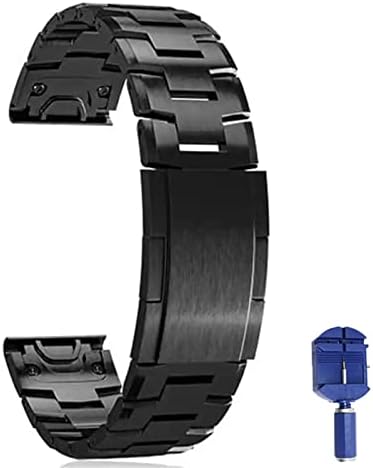 Ankang Titanium Alloy Watchband QuickFit ленти за зглобот за Garmin Fenix ​​7x 7 6 5 5x Plus/6 6x Pro 3 3HR/ForeRunner 935 945 WATKE