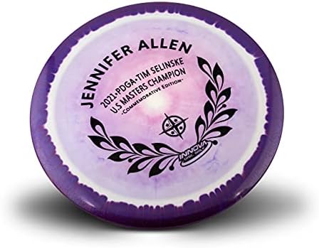 Innoa Limited Edition 2021 Tour Series Jen Allen Masters Champers Commorative Halo Star Wraith Dister Driver Golf Disc [боите може