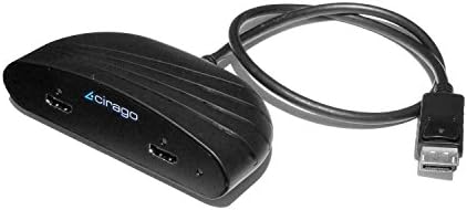 Cirago nuview x2 Mini DisplayPort до 2 HDMI Мултимонитор Адаптер