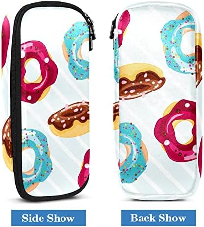 Торба За шминка За патување Водоотпорна Козметичка Торба за Тоалети торби за Шминка за жени и девојки, Крофна Цртана Храна