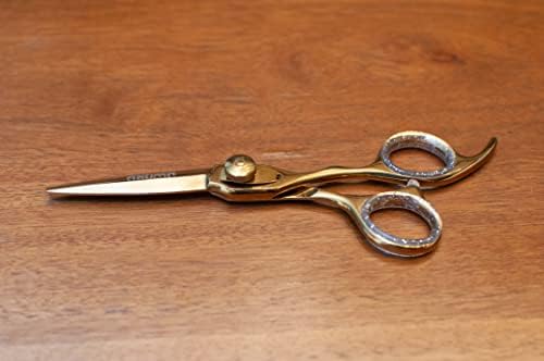 Ножици За сечење коса Ножици 5.5 Фризерски Редовни Ножици Јапонски Нерѓосувачки Челик Со Одвојливи Влошки За Прсти