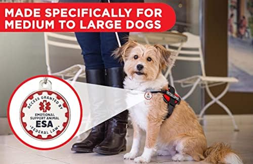 Ознака За Куче За Емоционална Поддршка за индустриско Кученце, 2 Пакети: Метални Ознаки За ИДЕНТИФИКАЦИЈА На Домашни Миленици За Кучиња