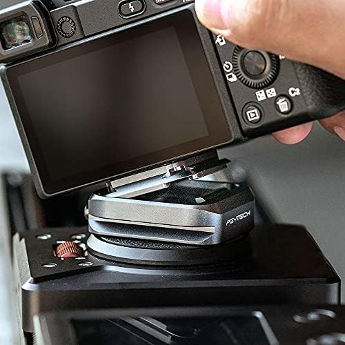 PGYTECH Плоча за брзо ослободување +адаптер W/ARCA Swiss Interface Camera Quick Plate Plate & Clamp for Sony/Nikon/Fuji/DJI Брзо