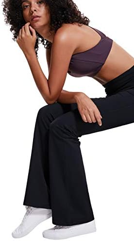 Перформанси на женски перформанси со висока половината за подигање јога панталони внатрешни скриени џебни стомаци за контрола