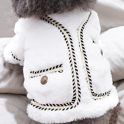 Стекнете кутре зимска облека миленичиња облека мека пријатна мачка куче топла џемпер кадифена јакна