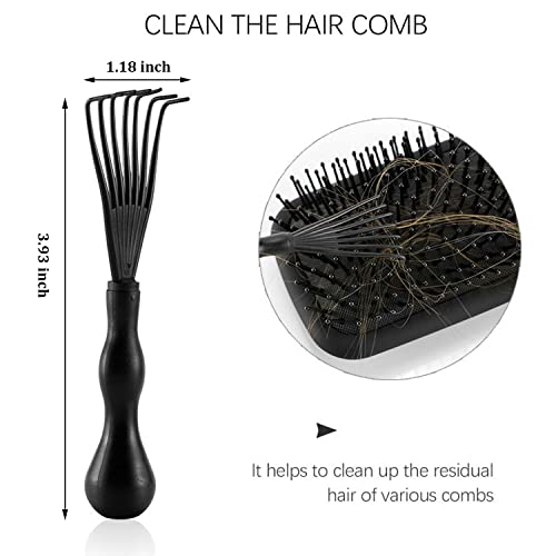 5 парчиња четка за коса со лопатка, четка за коса со салоники за мажи, одлична на влажна или сува коса, сет на чешел за стилизирање,