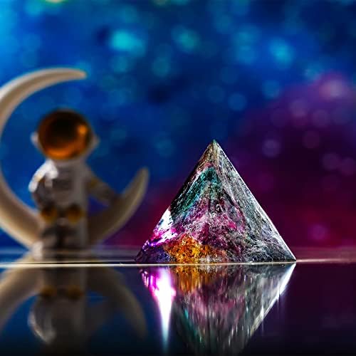 Кристално заздравување пирамида фенг шуи декорација пирамида украс јога медитација декор, среќа кристали камен и лекување пирамида за