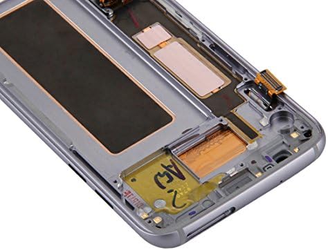 Мобилни дисплеи за Galaxy S7 Edge / G935A Дигитализатор Комплетно склопување со табла за рамка и полнење на порта и копче за јачина на звук и
